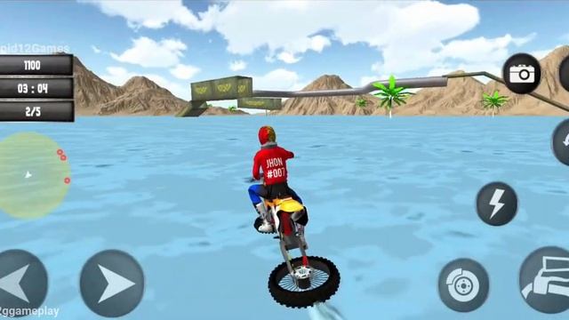 Beach Water Surfer Dirt Bike: Water Bike Racing Games 3D - Android Gameplay смотреть онлайн
