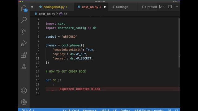 Crypto ORDER BOOK data Tutorial (python 2023) смотреть онлайн