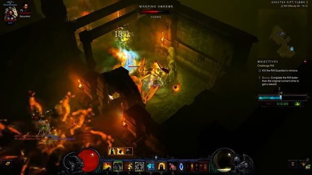 Diablo III: Challenge rift 68 - Europe смотреть онлайн