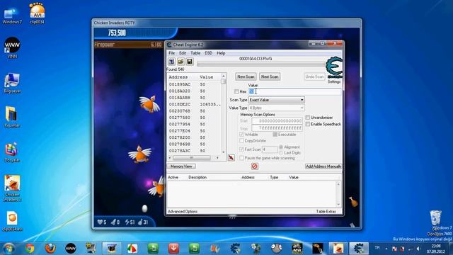 Chicken Invaders 3 Unlimited Power Hack (Cheat Engine 6.0) смотреть онлайн
