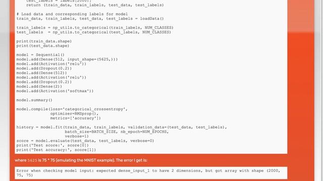 Keras correct input shape for multilayer perceptron смотреть онлайн