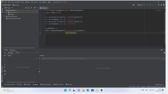 Решение задач на Python. Часть 1. Scikit-learn (sklearn) - нахождение ближайших соседей смотреть онлайн