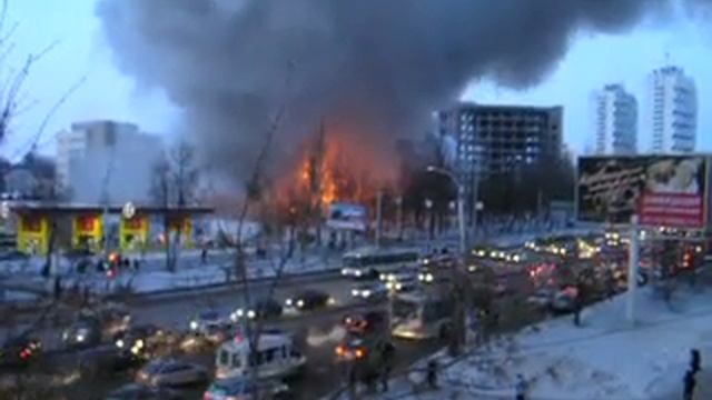 пожар в тц ЕВРОПА Уфа смотреть онлайн