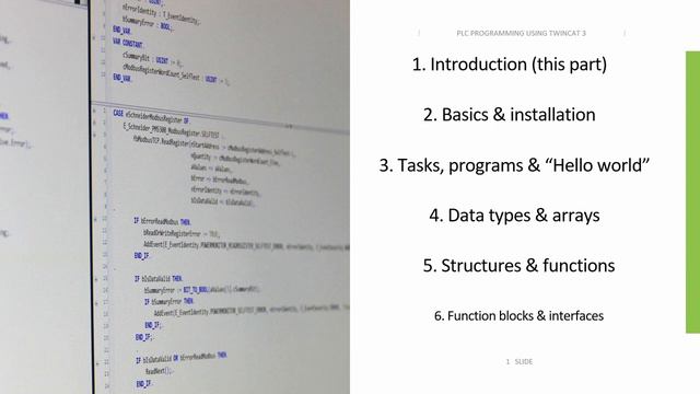 PLC programming using TwinCAT 3 - Introduction (Part 1_18) смотреть онлайн