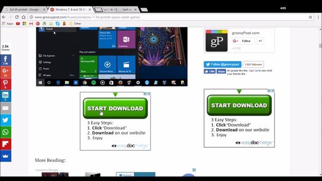 How to get 3D Pinball: Space Cadet from Windows XP on Windows 7, 8 and 10! смотреть онлайн
