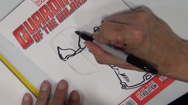 George Perez drawing Thanos смотреть онлайн