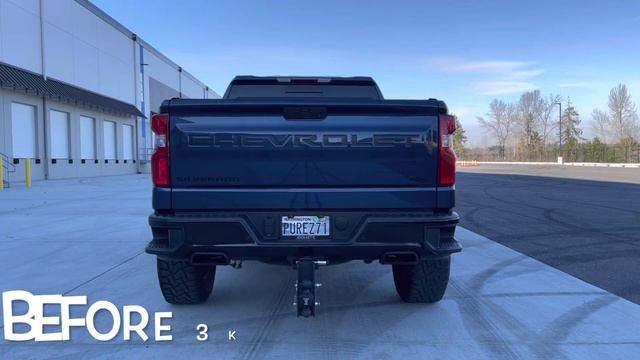Chevy Silverado 6.2L V8 AWE exhaust before/after clips (Purez71) смотреть онлайн