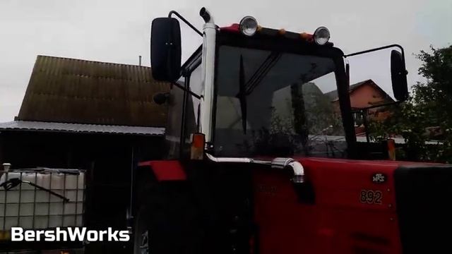 Новая версия Глушителя глушник Bersh из нержавейки на МТЗ 892.