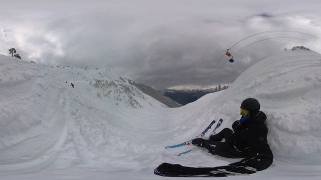 Катаемся в Сочи в феврале 2024, часть 14, фрирайд на Альпике, снимает Тима смотреть онлайн