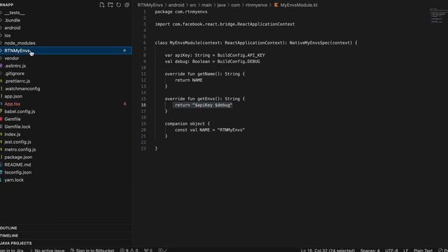 How to use environment variables in react native's new architecture without third party lib смотреть онлайн