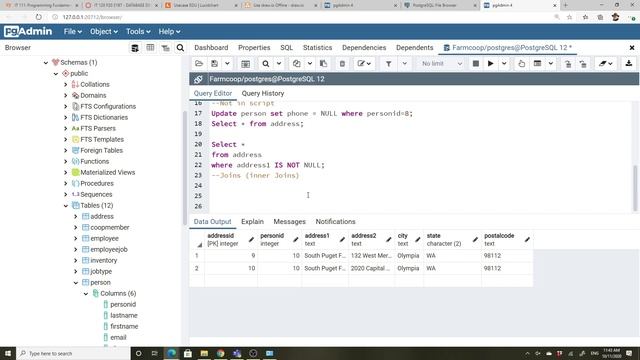 Using SQL to Test Database смотреть онлайн