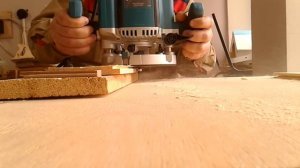 Фрезерование тонкого паза и гребня фрезером Makita и дисковой фрезой