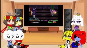 UNDERTALE react to «Spamton NEO Fight» | Info in Description | Gacha Reaction