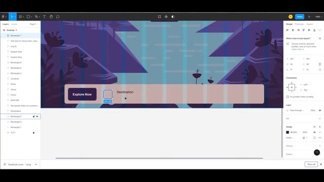 Figma UI Design Tutorial: Make a Travel Hero Section Design смотреть онлайн