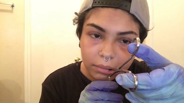 Piercing My Lip/How To Pierce Your Lip At Home
