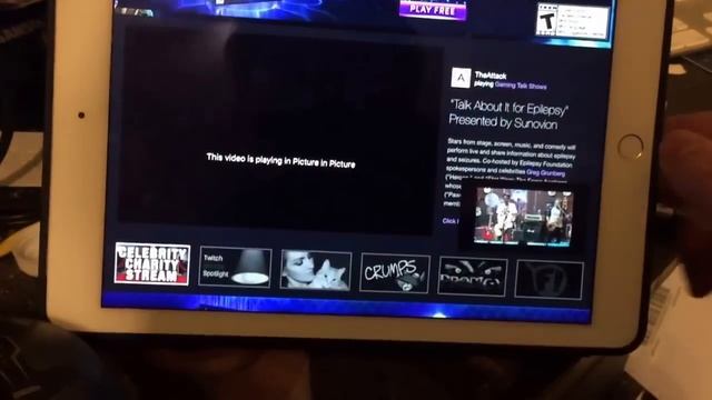 Small Demo of Picture in Picture with iOS 9 for iPad Air 2 смотреть онлайн