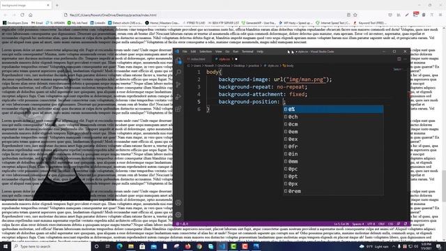 CSS BACKGROUND IMAGE TUTORIAL BANGLA | BACKGROUND IMAGE | BACKGROUND REPEAT | BACKGROUND ATTACHMEN смотреть онлайн