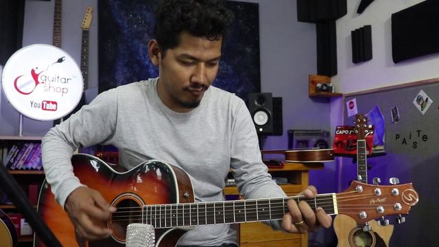 Samick GS-3500 | Semi-Acoustic Guitar Review | Guitar Shop Nepal смотреть онлайн