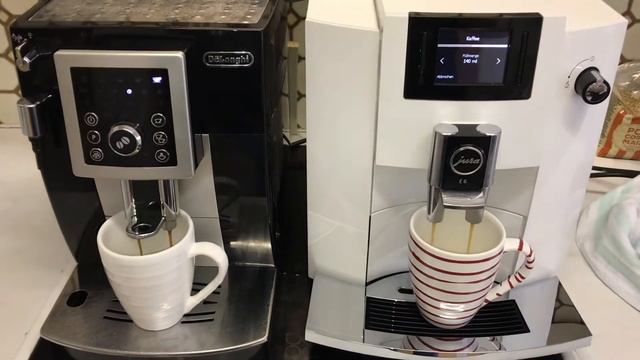 DeLinghi Ecam Magnifica S vs Jura e6 смотреть онлайн