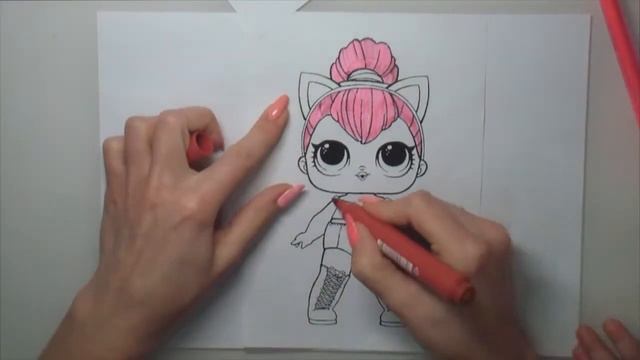 Куклы ЛОЛ, Раскраска,Рисовалка, Paint"ka, Doll L.O.L, смотреть онлайн