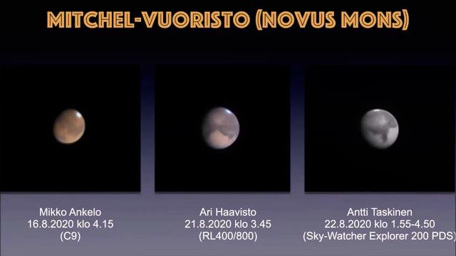 Aurinkokuntatapaaminen 2021: Katsaus Mars-havaintoihin 2020–2021 смотреть онлайн