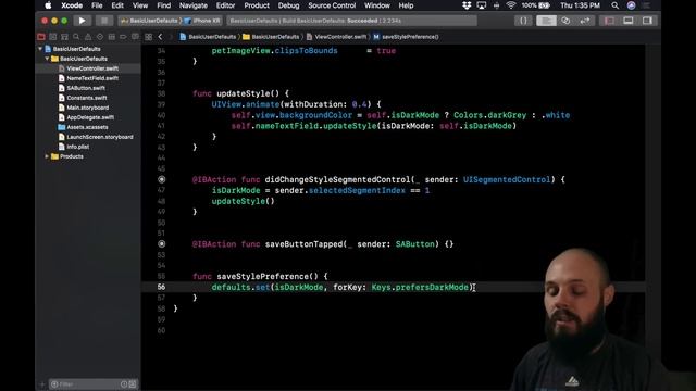 How to Save Data with UserDefaults - Swift смотреть онлайн