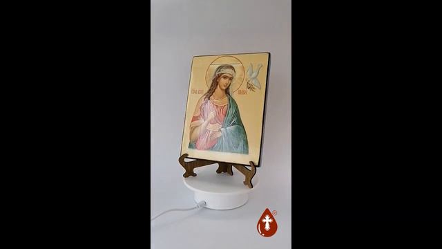 Икона на дереве ручной работы "Великомученица Ирина Македонская" смотреть онлайн