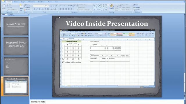 PowerPoint - Insert Video смотреть онлайн