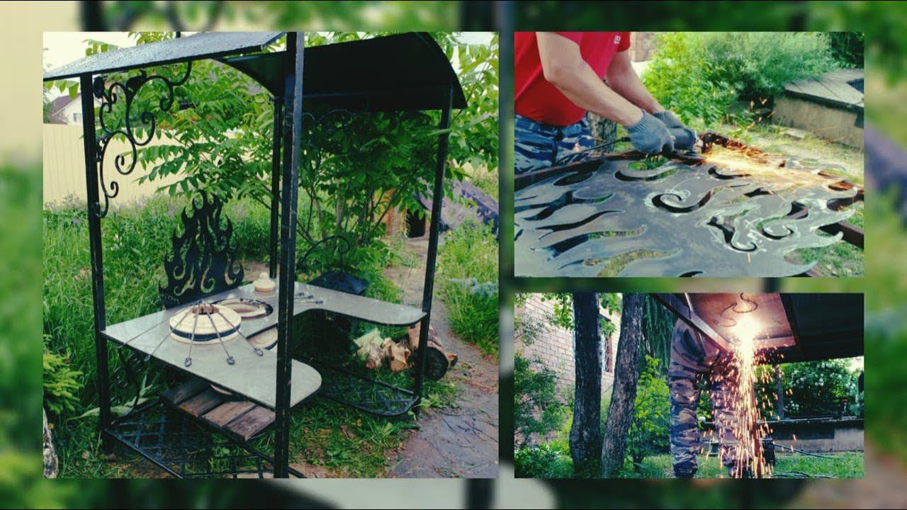 Навес над тандыром. Canopy Over The Tandoor.