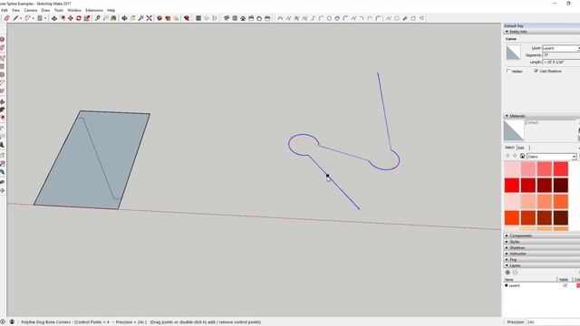 Creating Better Curves In SketchUp With Bezier Spline - SketchUp Extension Of The Week #29