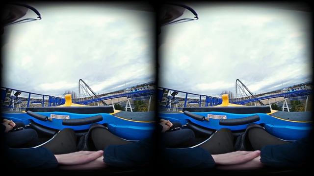 VR180 3D extreme Water VR Roller Coaster POSEIDON | VR on-ride POV | Europa Park VR360 Oculus Quest смотреть онлайн