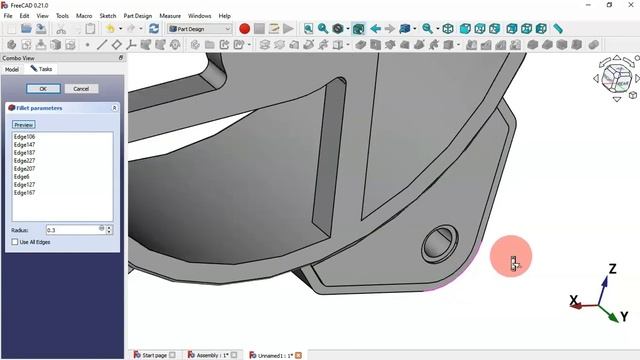 FreeCAD 0.21 Beginners tutorial: practical exercise 112 (Design + rotation animation using macro) смотреть онлайн