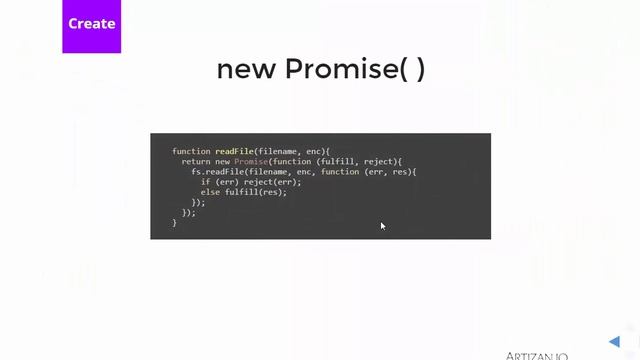 Javascript Promises creation and flow of promises смотреть онлайн