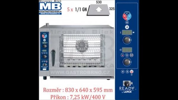 Konvektomaty LAINOX READY www.gastrobrno.cz profi kuchyně, konvektomaty LAINOX, NABOO, COMPACT