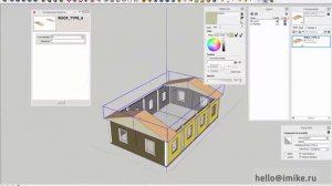 SketchUp    Создание пользовательских библиотек компонентов как Услуга  Пример