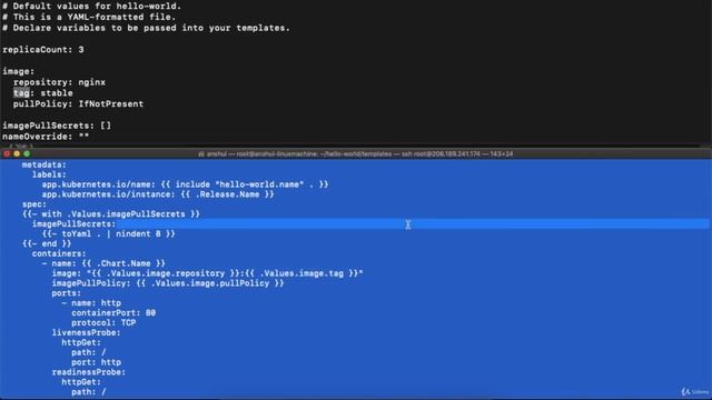 4 Create & Deploy HELM Chart on Cluster смотреть онлайн