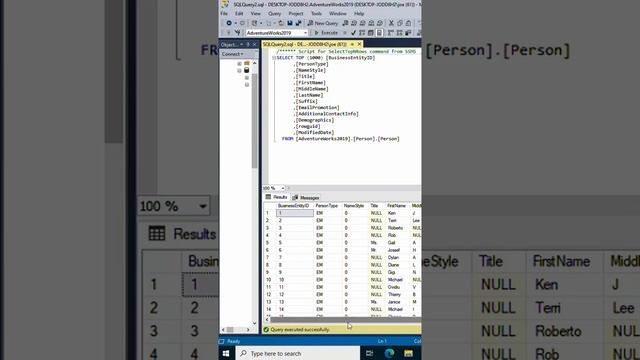 SQL Server Order By смотреть онлайн
