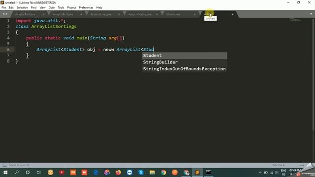 #1.8 Java Collections Framework in Hindi | Java ArrayList of Object Sort Example (using Comparable смотреть онлайн