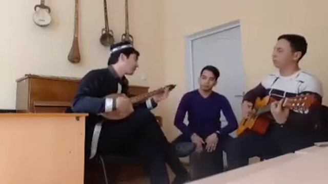 Нематов Ферузбек - афганский рубаб. Уста Мухаммад Умар. "Танец Цвета" смотреть онлайн