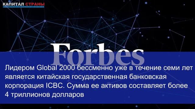 22 российских компании вошли в число 2000 крупнейших компаний мира по версии Forbes смотреть онлайн