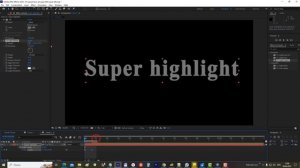 Бегущий Блик по тексту в After Effects. 2 варианта.