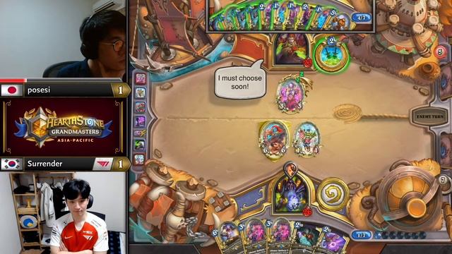 Posesi vs Surrender | 2021 Hearthstone Grandmasters Asia-Pacific | Decider | Season 2 | Playoffs смотреть онлайн