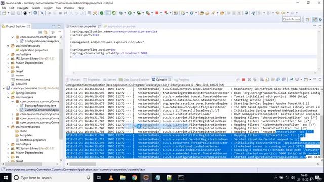 Microservices with Spring Cloud : 4. Spring Cloud Configuration Server Control смотреть онлайн