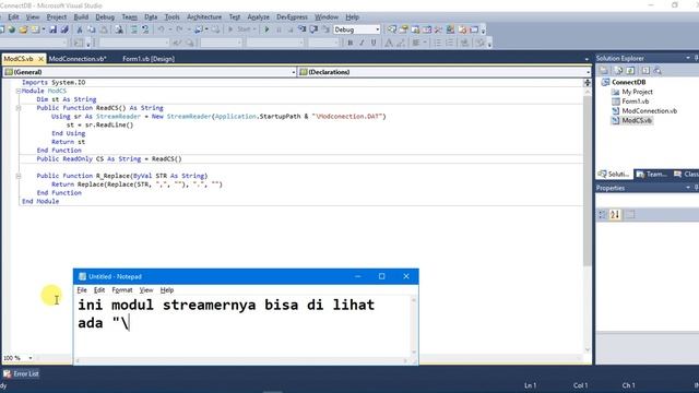 Modul koneksi visual Studio / VB.Net Dengan SQL Server смотреть онлайн