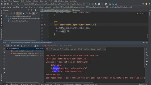 15 Mockito Stubbing statement doNothing when смотреть онлайн