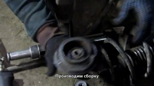 Замена опорных подшипников амортизаторов Пежо Партнер Типи и Ситроен Берлинго