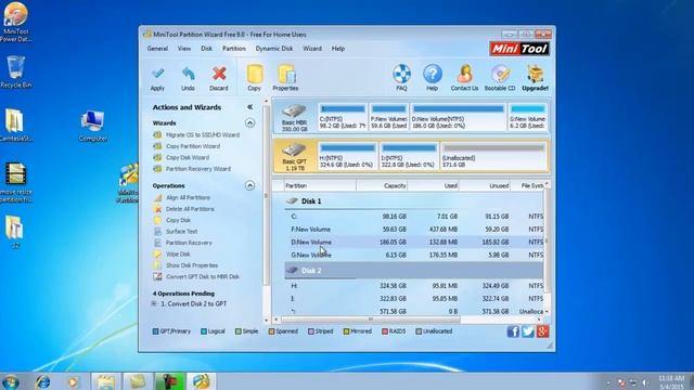 Convert MBR Disk To GPT Disk With MiniTool Partition Wizard