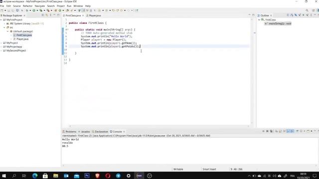 Comment créer une première application Java sur Eclipse смотреть онлайн