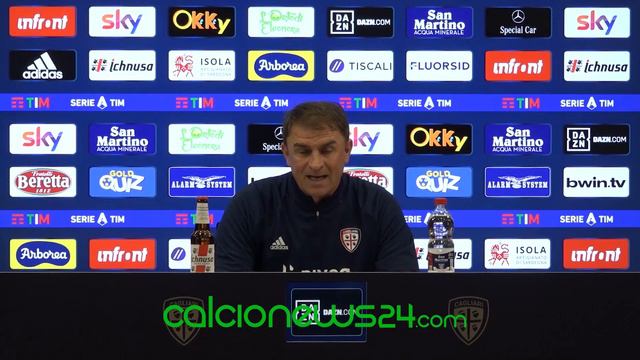 Conferenza stampa Semplici pre Cagliari-Bologna смотреть онлайн