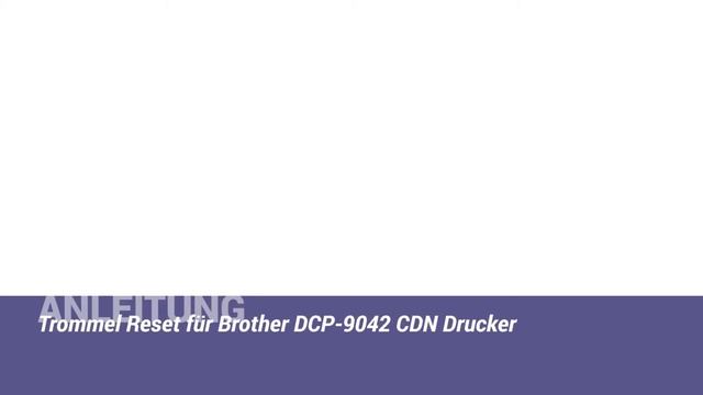 Anleitung: Brother DCP-9042 CDN Trommel Reset ✅? смотреть онлайн